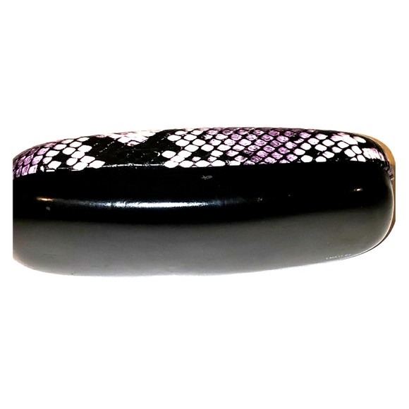 La Matta Eyeglasses Hard Case purple black white - Picture 4 of 5